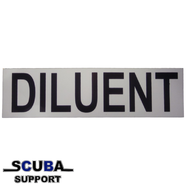 DirZone Diluent Sticker 16,5cm x 4,5cm