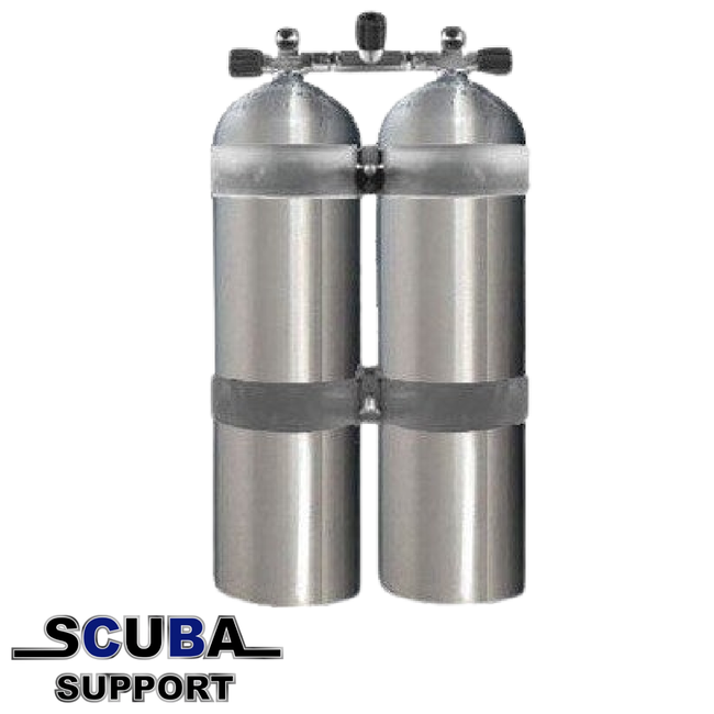 DirZone Double tank aluminium / 80 cuft