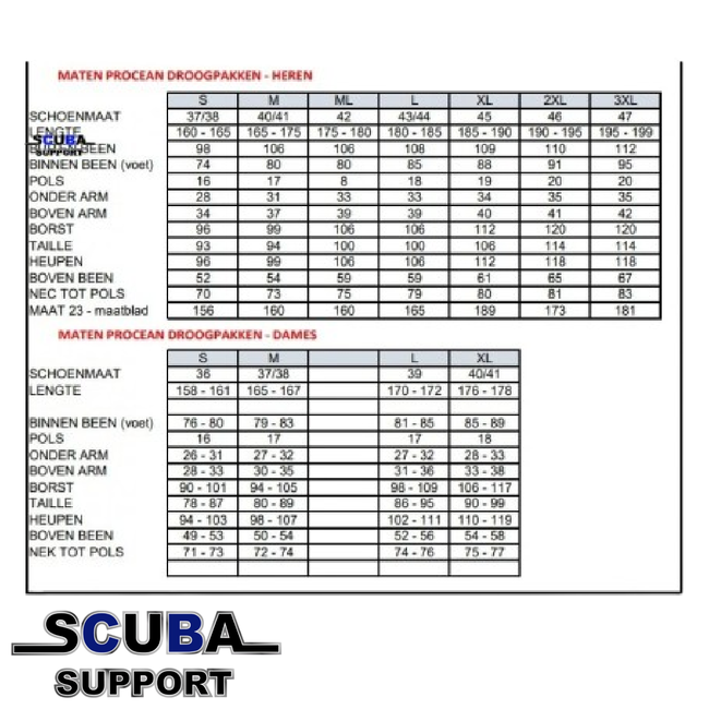Procean Dry suit Probe