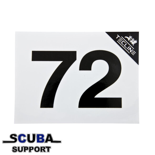 Tecline Sticker MOD 72, 16 x 12 cm