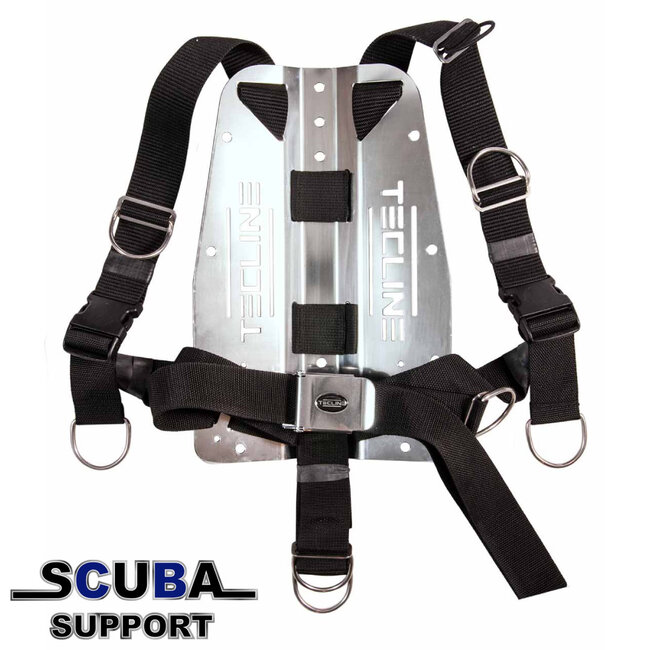Tecline Harness QR standard webbing - incl. 3 mm aluminum backplate