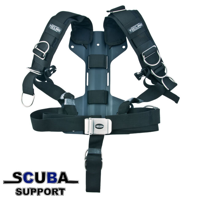 Tecline Harness Comfort webbing 3 mm alu backplate H 1,54 kg