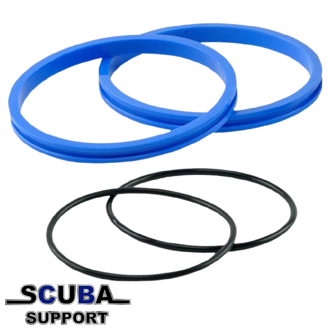 RoLock Set of two Blue rings with O- rings