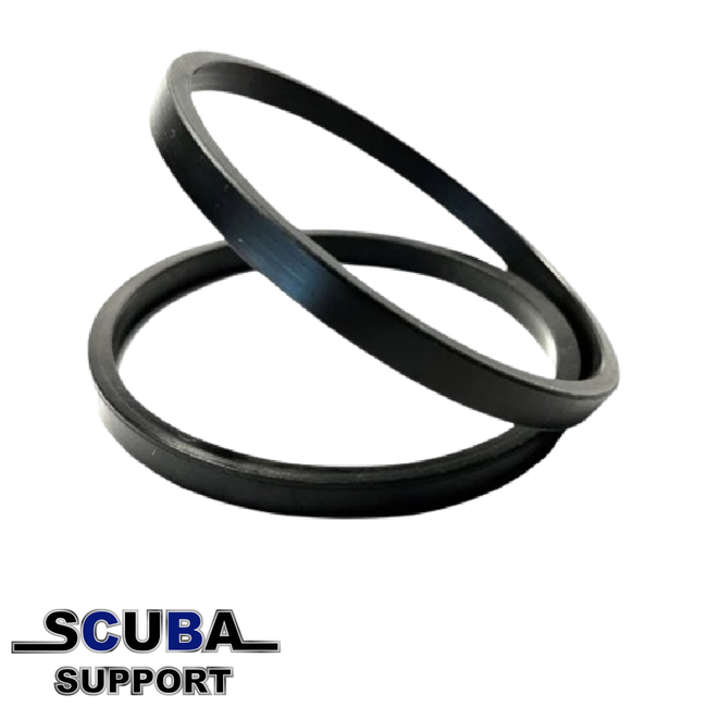 RoLock Rolock90  BLACK ring for glove mounting for Drygloves 46200 - 46202 (all sizes)