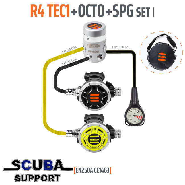 Tecline Regulator R4 TEC1 set I (reg +octo+spg)