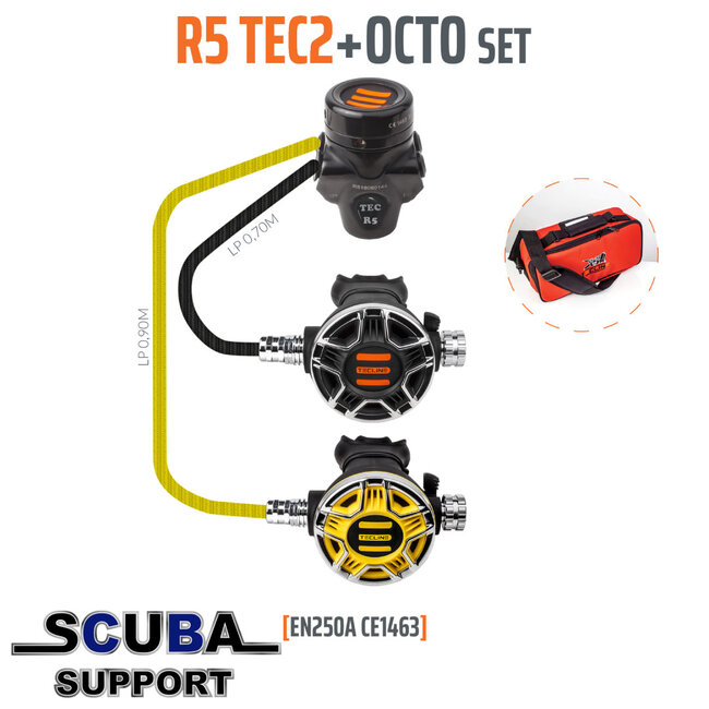 Tecline Automatenset R5 TEC2 and octopus