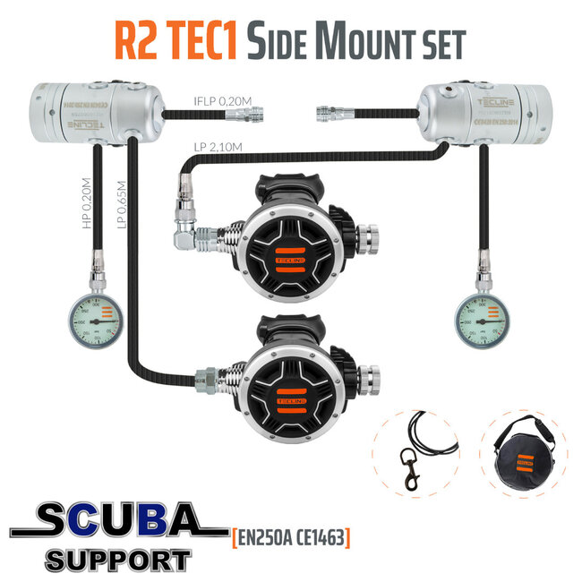 Tecline Regulator R2 TEC1 Side Mount set
