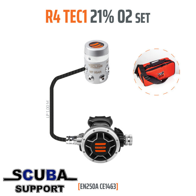 Tecline Automatenset R4 TEC1 21% O2 G5/8, stage set