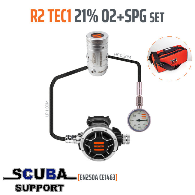 Tecline Automatenset R2 TEC1 21% O2 with SPG, stage set