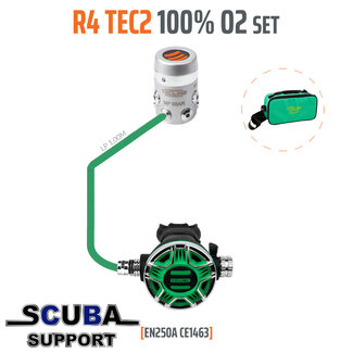 Tecline Automatenset R4 TEC2 100% O2 M26x2, stage set