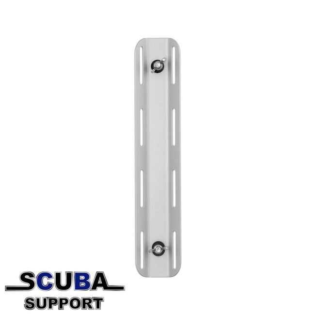 Tecline Single tank aluminum adapter with screws - 7x36cm 270g