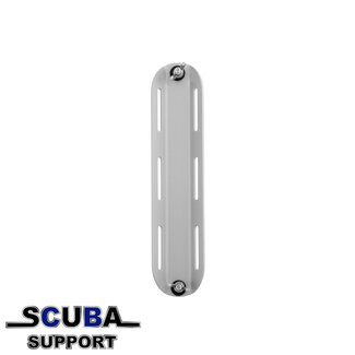 Tecline Single tank aluminum adapter with screws, short- 7x30,5cm 225g