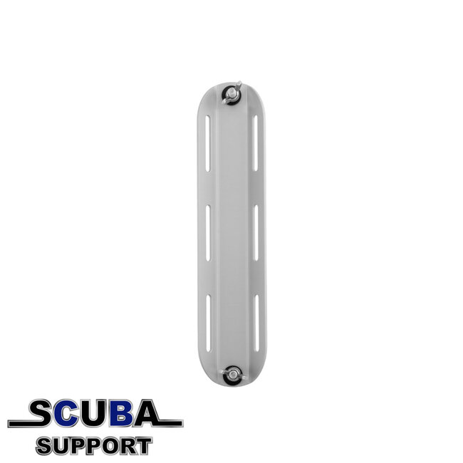 Tecline Single tank aluminum adapter with screws, short- 7x30,5cm 225g