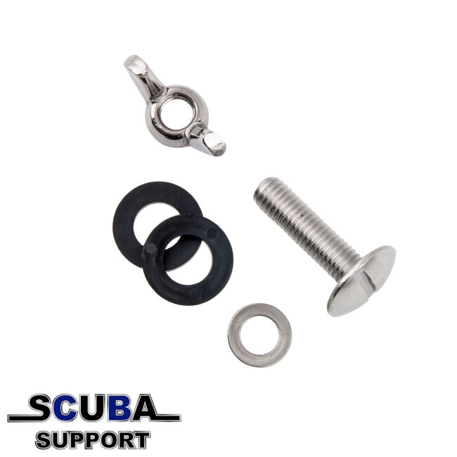 Tecline Screw for single tank adapter aluminum and Carbon