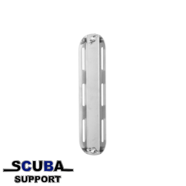 Tecline Single tank adapter SS, short, with screws - 7x30,5cm 560 g