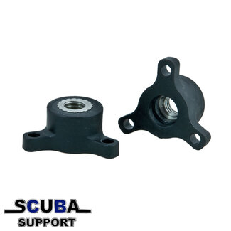 Tecline Thumbwheels delrin, M 8 x 1,25 - 2 pcs