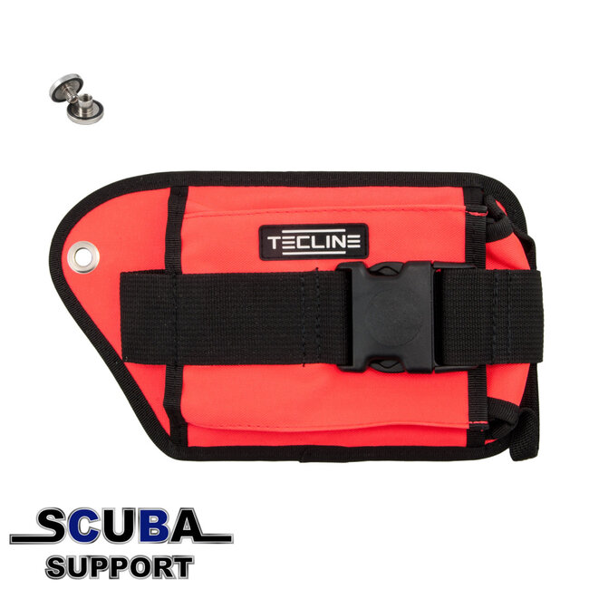 Tecline Double weight pocket, orange, right
