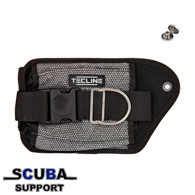 Tecline Double weight pocket Grey Kevlar, left