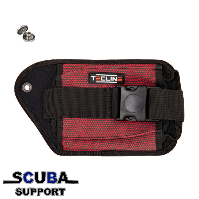 Tecline Double weight pocket Red Kevlar, right