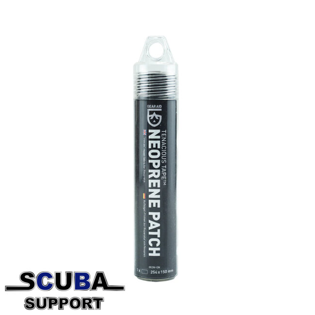 McNett / Gear Aid Tenacious Tape Iron-On Neoprene Patch Black 25.4cm x 15cm