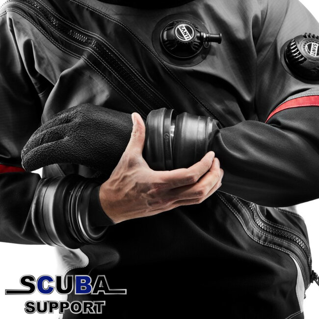 Santi Smart glove ring system for dry gloves