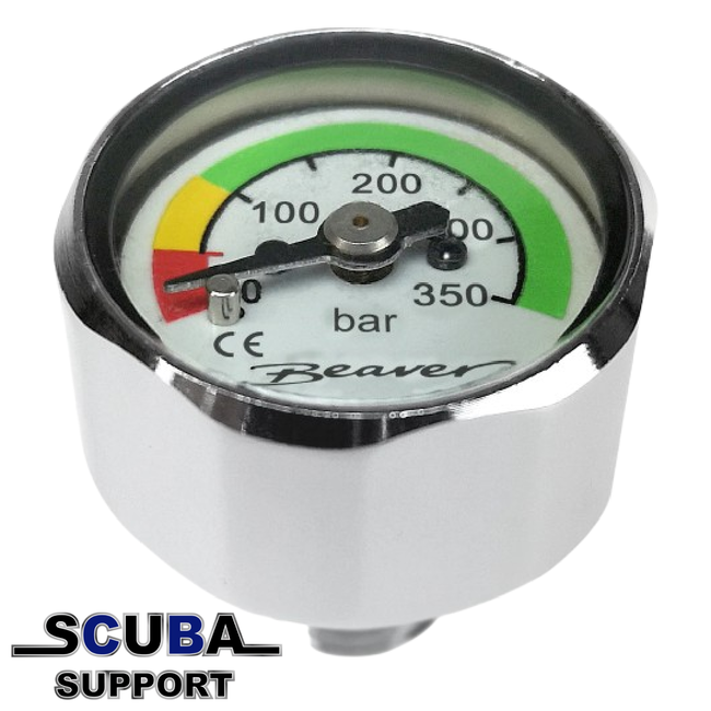 Beaver Mini manometer 350 bar voor op 1e trap