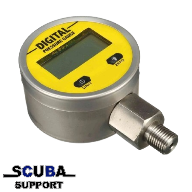 Scuba Support Digital Pressure gauge  0-250 BAR Stainless steel