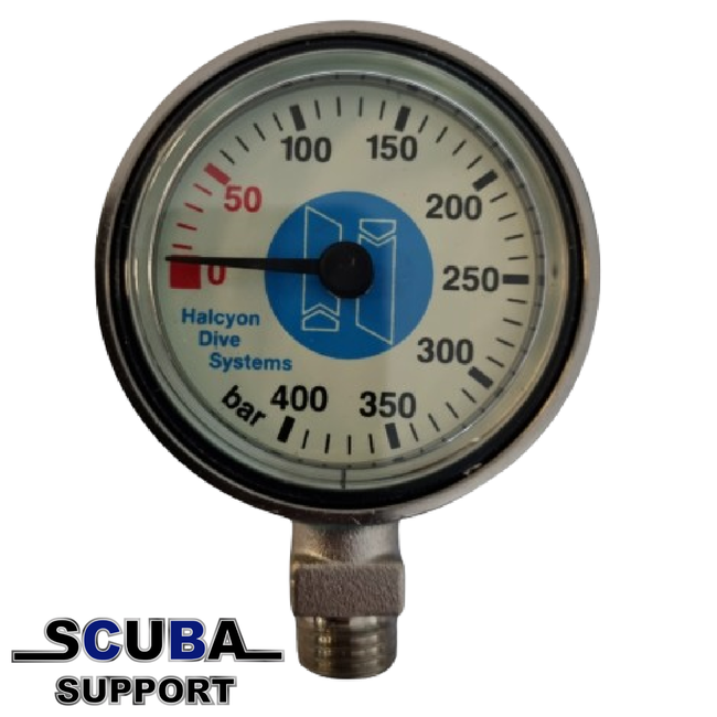 Halcyon Submersible Pressure Gauge for Stage, 0-400 bar SPG