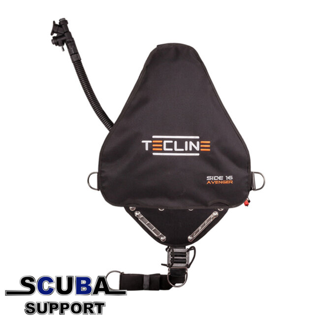 Tecline Side Mount BCD SIDE 16 Avenger, black - 16 kg buoyancy