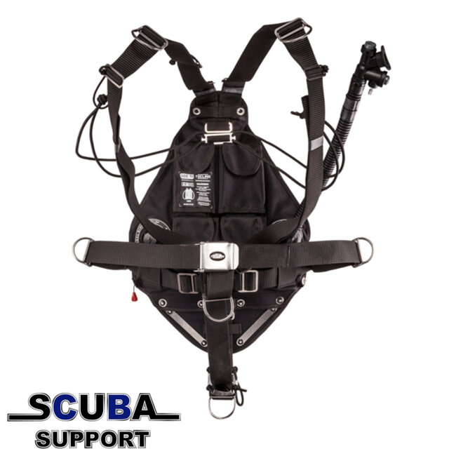 Tecline Side Mount BCD SIDE 16 Avenger, black - 16 kg buoyancy