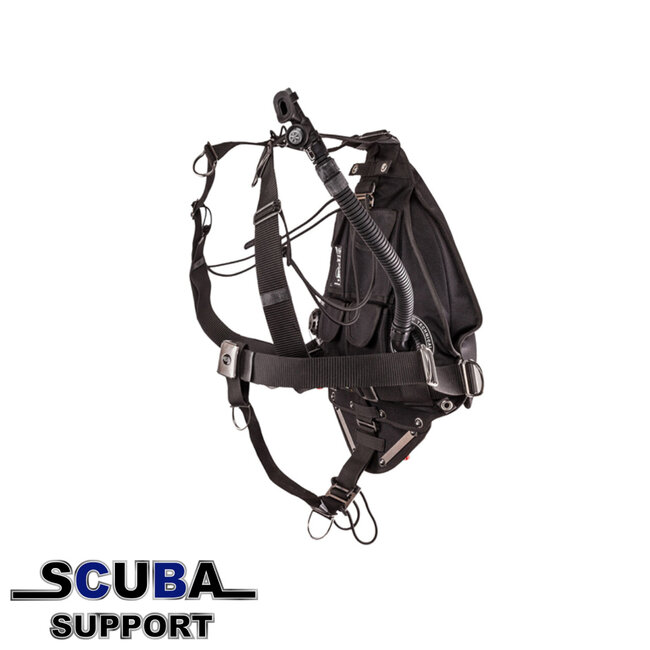Tecline Side Mount BCD SIDE 16 Avenger, black - 16 kg buoyancy