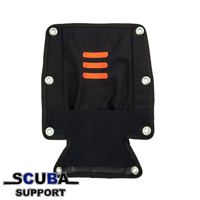 Tecline Backplate soft pad with buoy pocket - without bolts and nuts