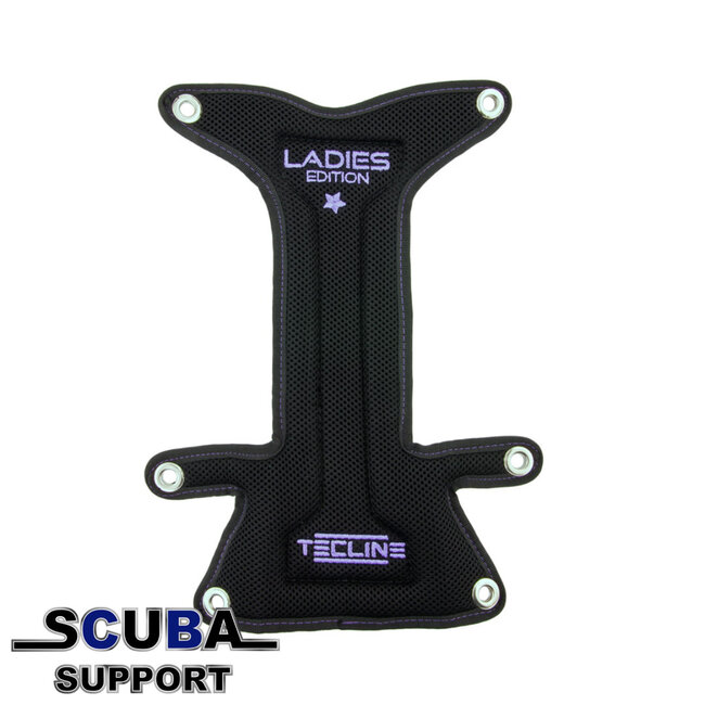 Tecline Backplate soft pad "H" with buoy pocket LADY