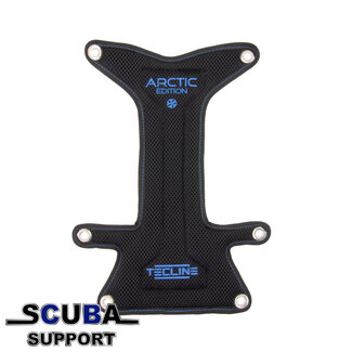 Tecline Backplate soft pad "H" with buoy pocket ARCTIC