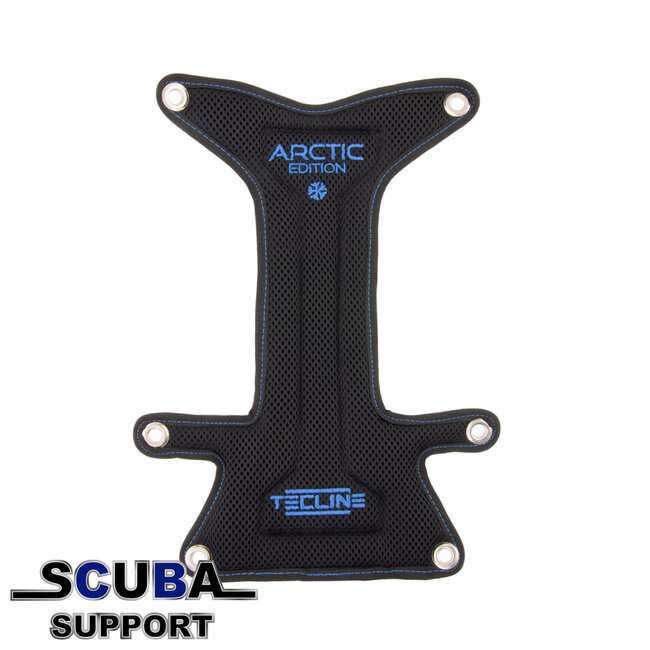 Tecline Backplate soft pad "H" with buoy pocket ARCTIC