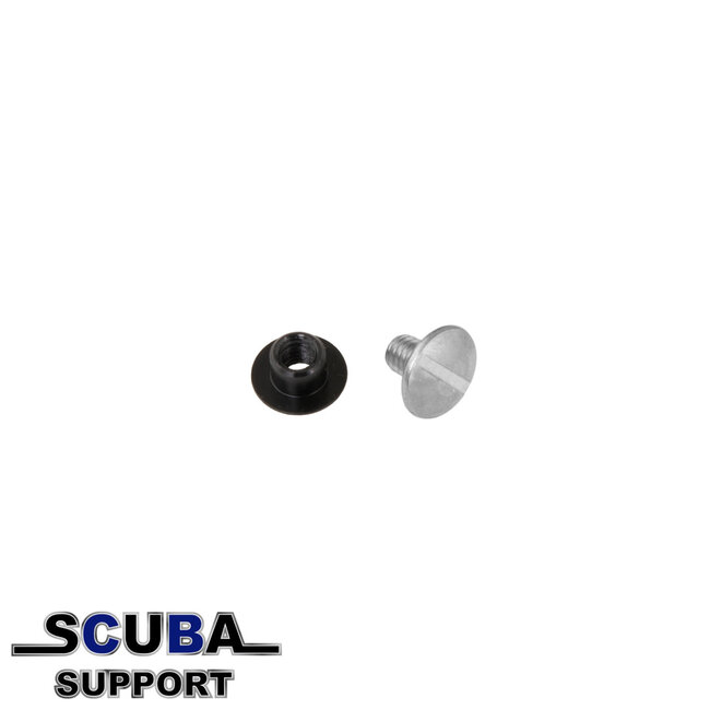 Tecline SS bolt (8 m short) with delrin nut