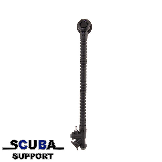 Tecline Inflator Tecline 40 cm met ontluchtingsventiel (NIEUWE SCHROEFDRAAD)