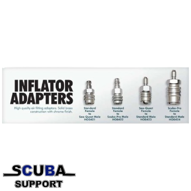 ISC Verloop Scubapro Air2 to Balanced Power Inflator (BPI)
