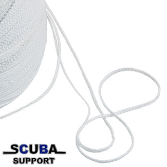 Tecline Nylon koord wit voor spoelen en reels – 500 m