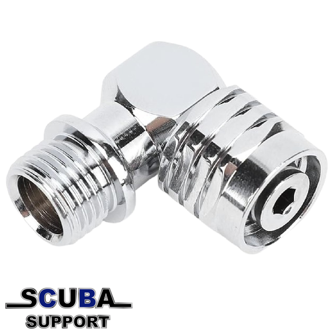 Scuba Support 2e trap adapter 90 graden
