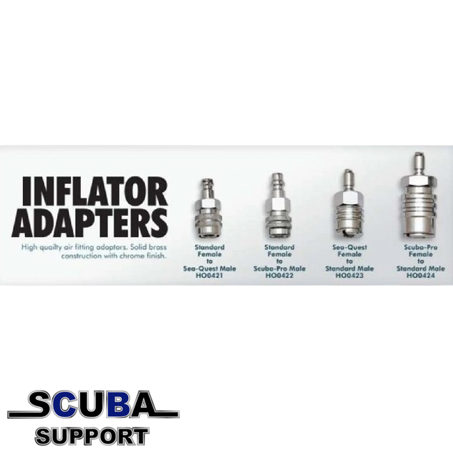 ISC Inflator Adapter Seaquest female to Balanced Power Inflator (BPI)