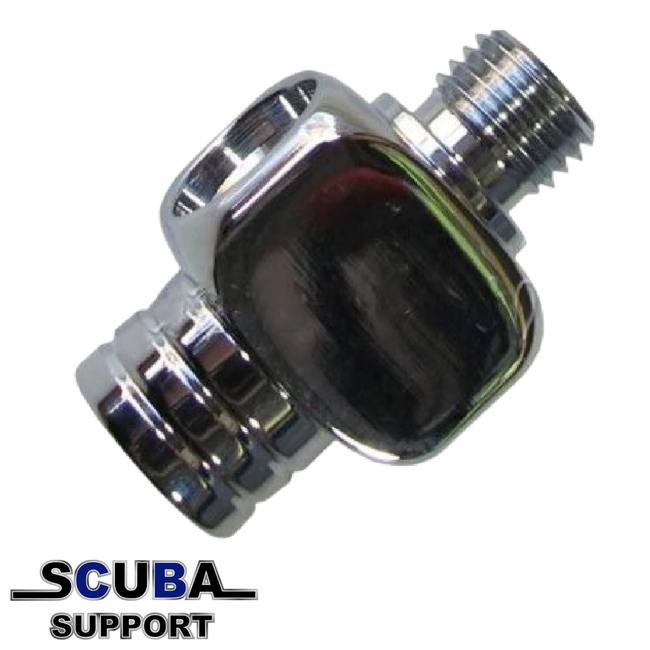 Scuba Choice Scuba Diving 1 to 3 Thread Adapter, 7/16-20 UNF-2B | 7/16-20 UNF-2A