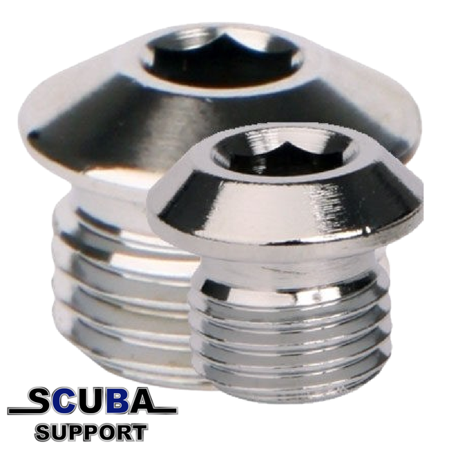 Apeks Apeks blind plug 7/16 UNF High pressure