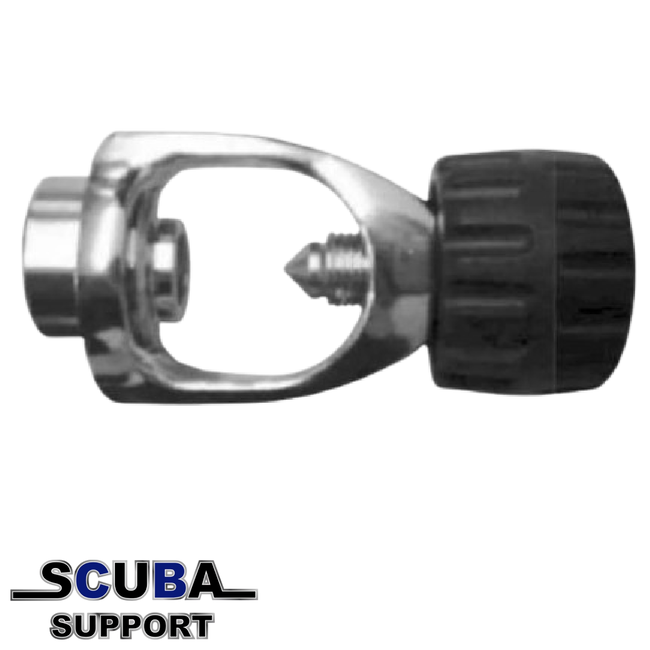 Scuba Support DIN to A clamp adapter