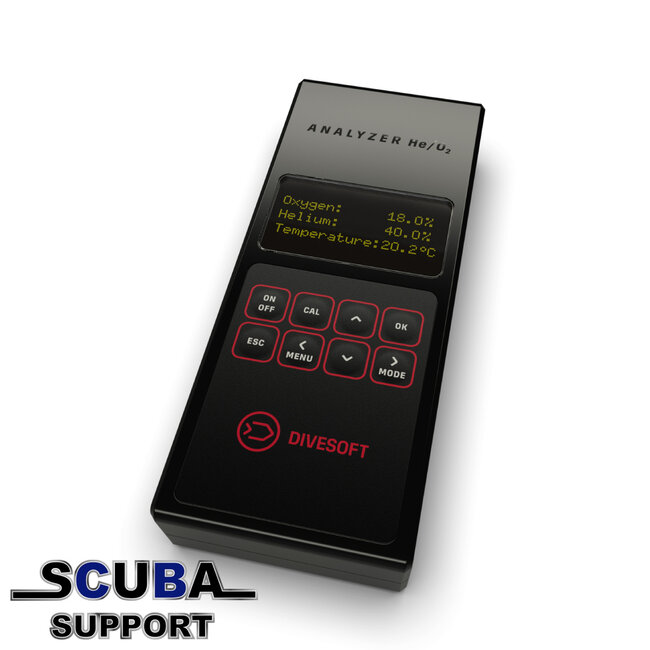 Divesoft Helium en Zuurstof analyser kit