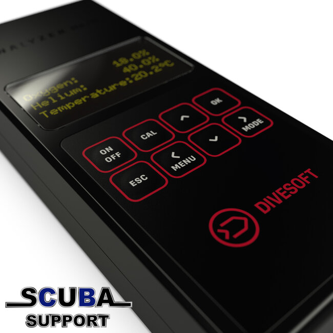 Divesoft Helium and oxygen analyzer kit