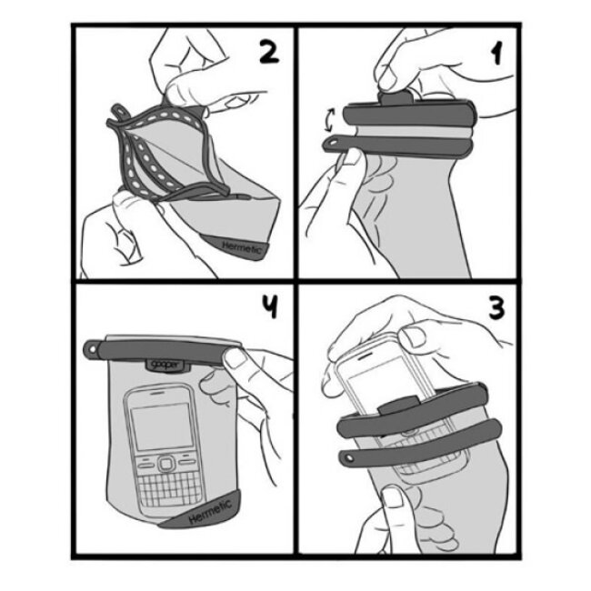 Gooper Gooper dry bag for key's (black)