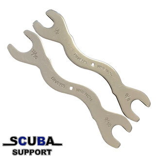 Scuba Support Divers 2 Piece Scuba Wrench Set
