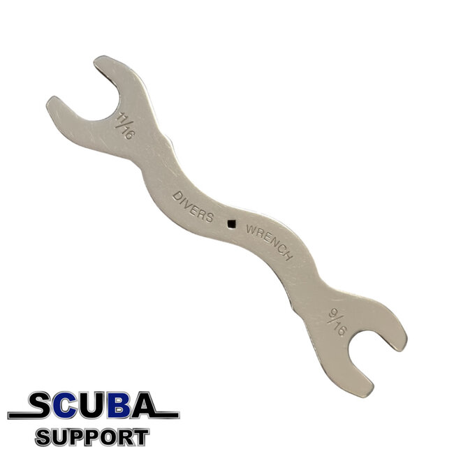 Scuba Support Divers Scuba Wrench 11/16 and 9/16