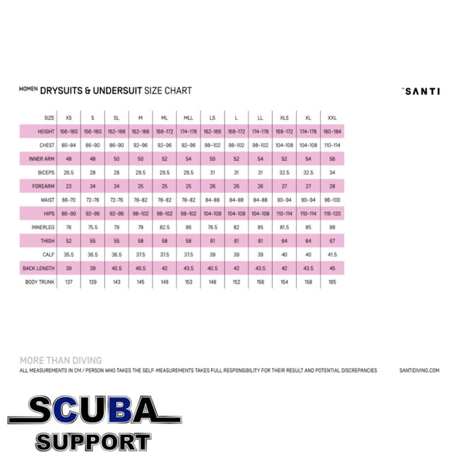 Santi FLEX80 Undersuit Ladies
